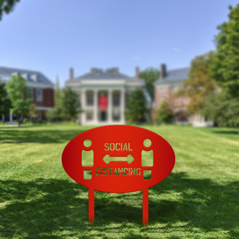 Social Distancing Sign