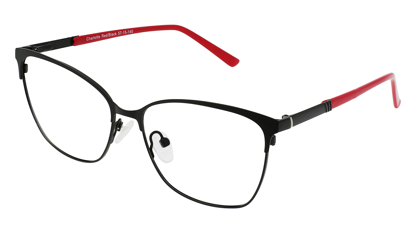FR!DAY CHARLOTTE WITH CLIP RED/BLK