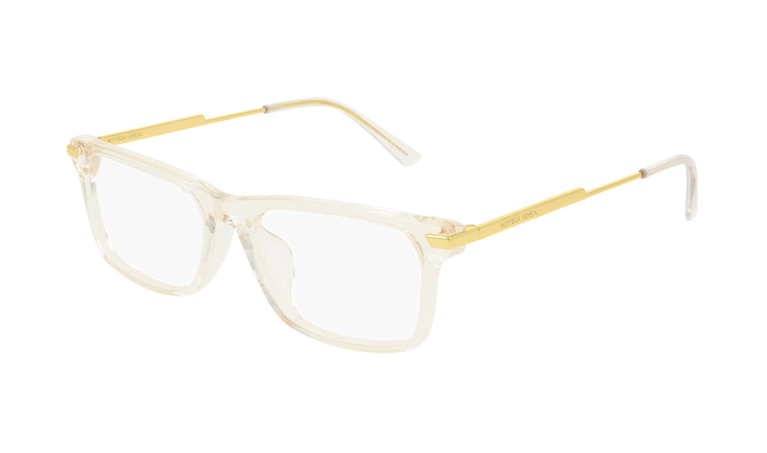 Frames Bottega Veneta 1040OA Black, Bottega Veneta, Frames, Gold, Medium, Mens, Non-Polarized, Plastic, Prescription, Rectangle