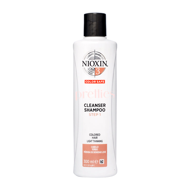 NIOXIN System 3 Cleanser Shampoo (Colored Hair Light Thinning) 300ml