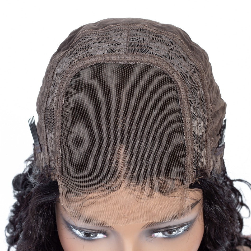 Curl 4x4 Short Bob 13x4 Lace Front Human Hair Wig