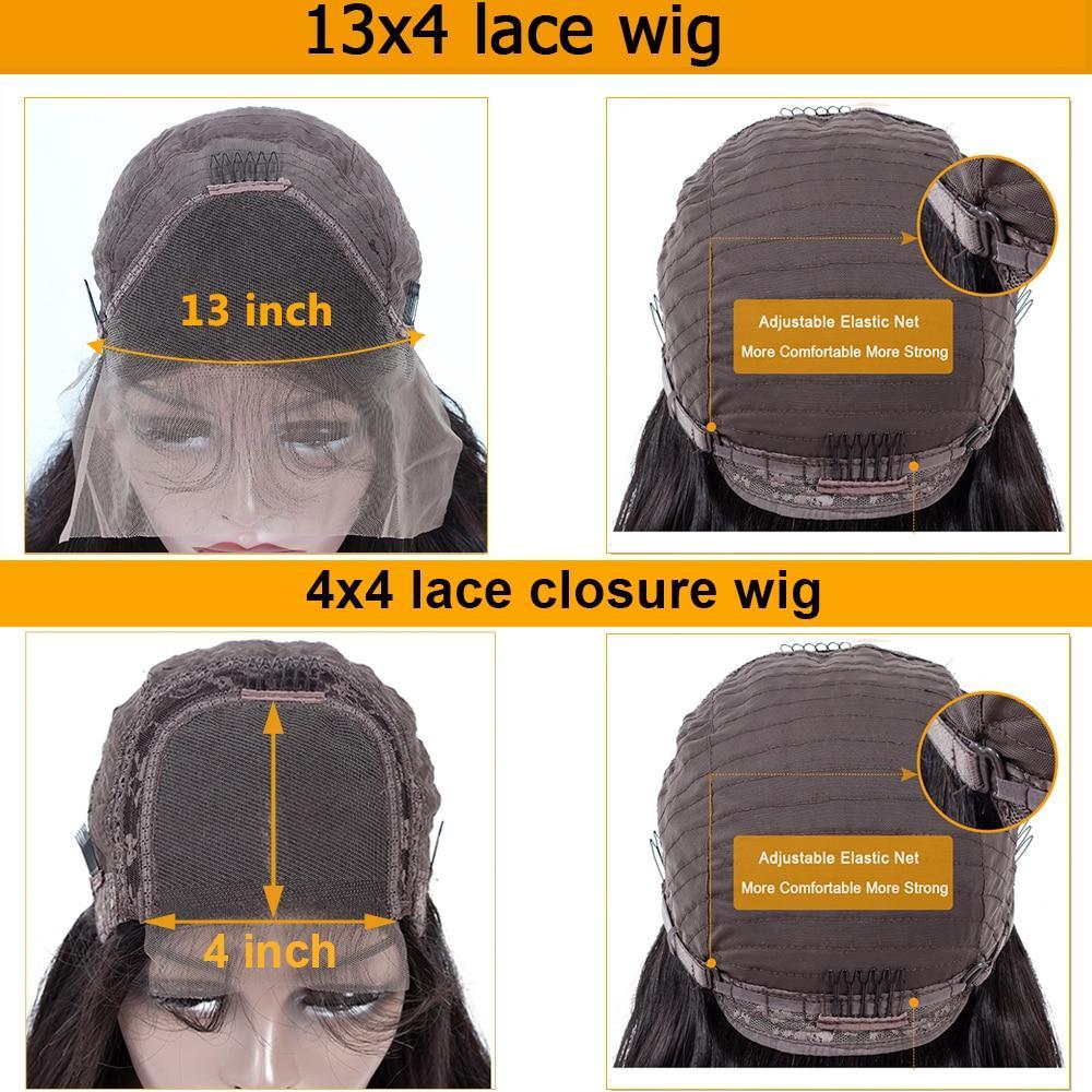 Curl 4x4 Short Bob 13x4 Lace Front Human Hair Wig