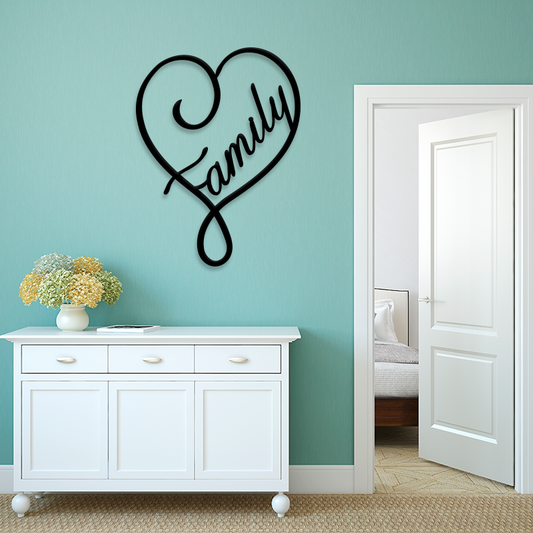 Family Heart Swirl