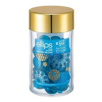 Ellips Hair Vitamin Hair Treatment 1mL x 50 Caps (Blue ~ Moisturizing)  Fixed Size