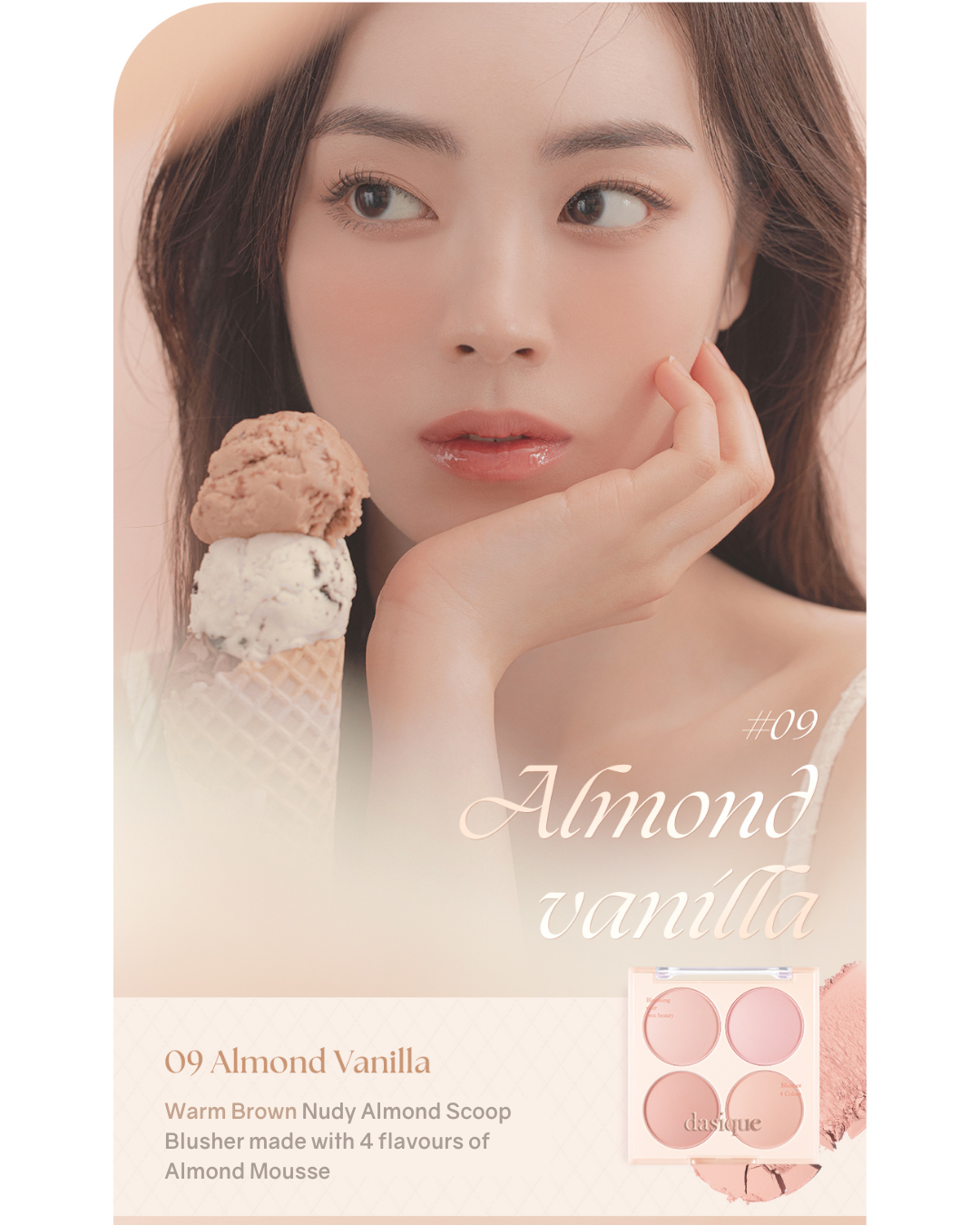 Dasique Blending Mood Cheek (Ice Cream Collection) [3 colours]