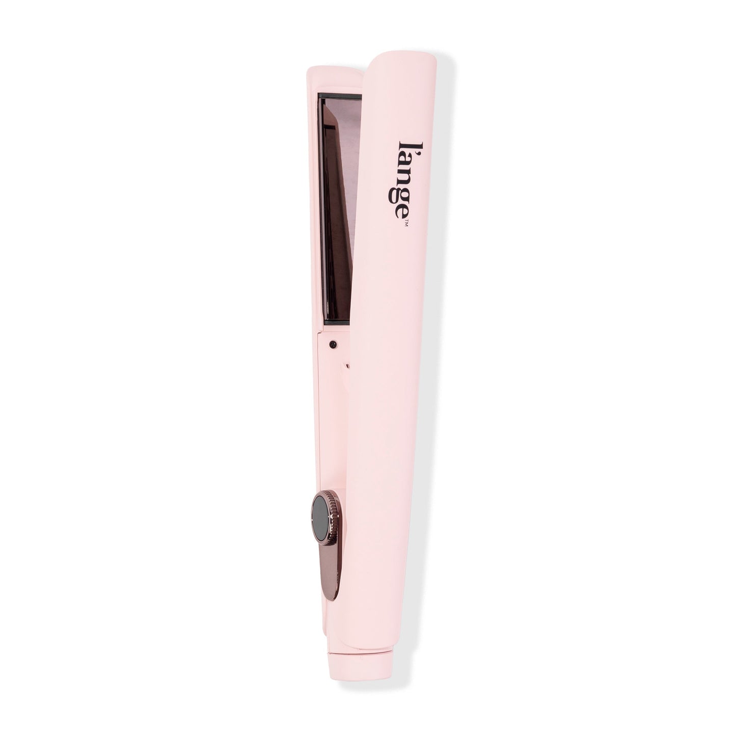 Le Titane, titanium flat iron shown on a white background.