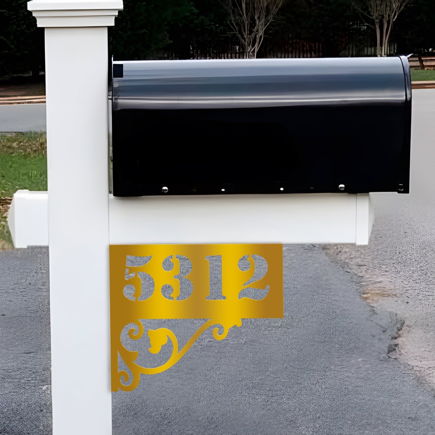Elegant  Address Mailbox Sign