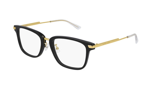 Frames Bottega Veneta 1075OA Black, Bottega Veneta, D Frame, Frames, Medium, Mens, Non-Polarized, Plastic, Prescription, Unisex, Womens