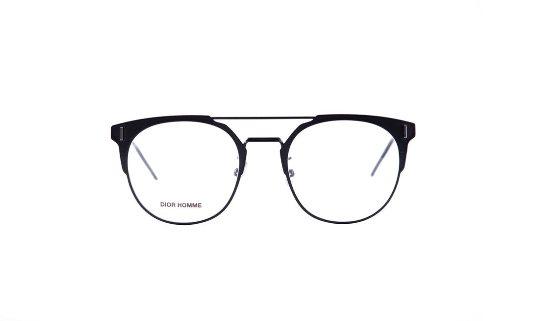 Frames Dior Homme Diorcomposito1F Aviator, Black, Dior, Frames, Medium, Mens, Metal, Prescription
