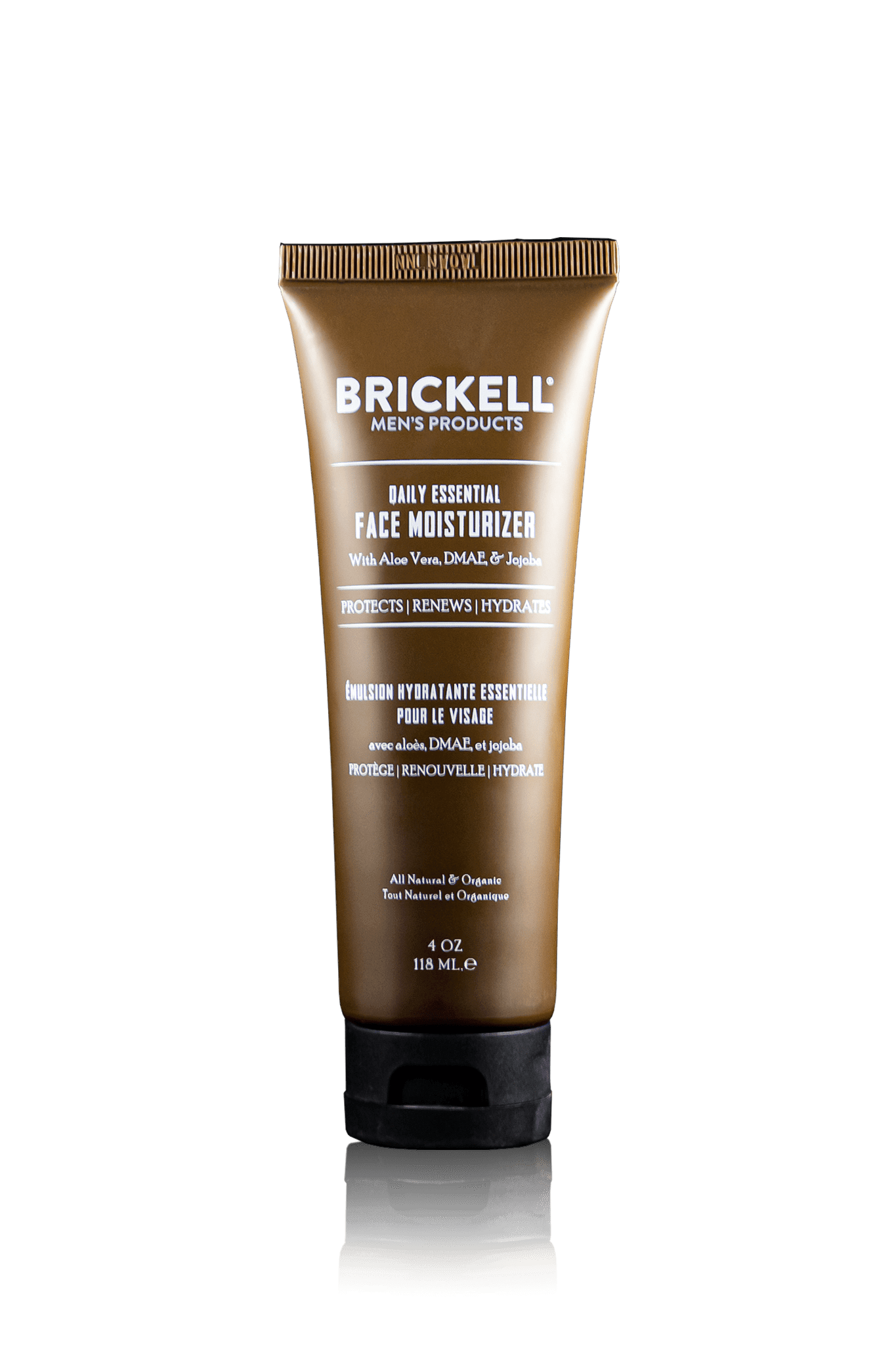 New, easy to use, convenient tube packaging for Daily Essential Face Moisturizer