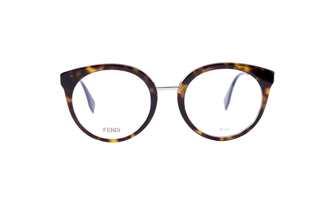 Frames Fendi FF0303 Black, Cat Eye, Fendi, Frames, Havana, Medium, Plastic, Prescription, Womens