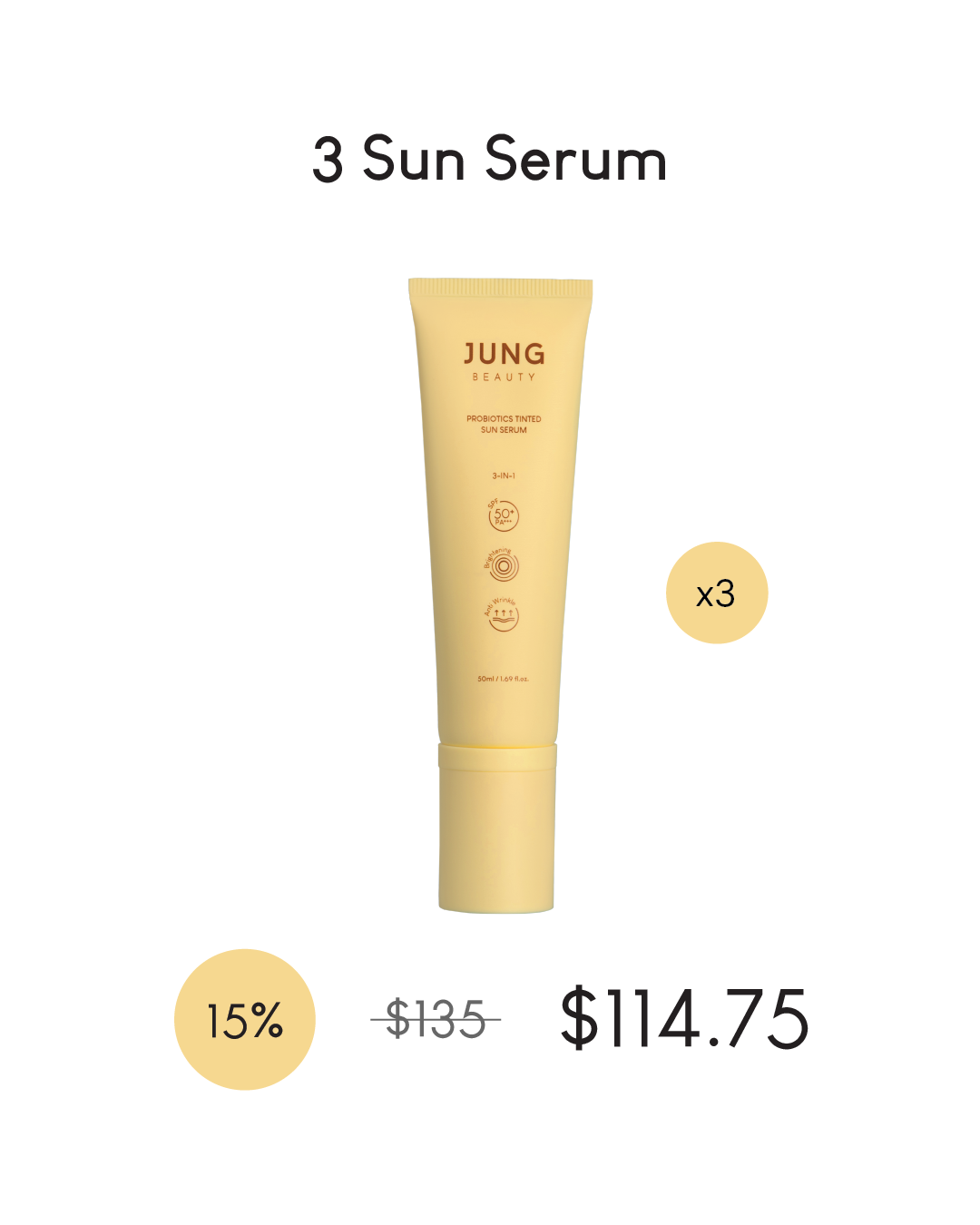 [PROMO] Jung Beauty Probiotics Tinted Sun Serum