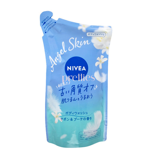 Nivea Angel Skin Bubble Body Wash (Soap Green) Refill 360ml