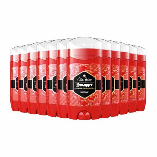 Old Spice Red Collection Swagger Deodorant for Men 3  oz - 12 Pack