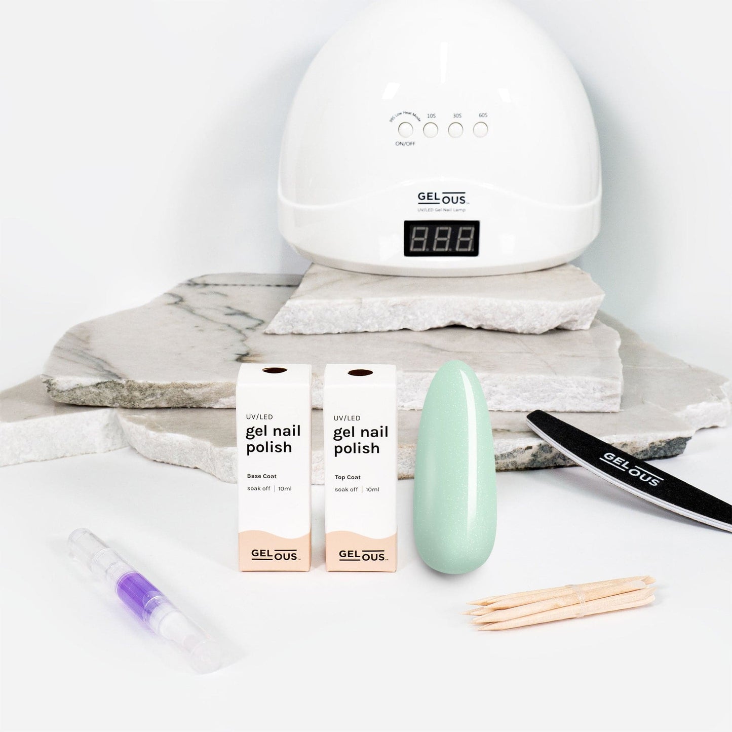 Gelous gel nail polish Excite-Mint Essentials Pack - photographed in New Zealand