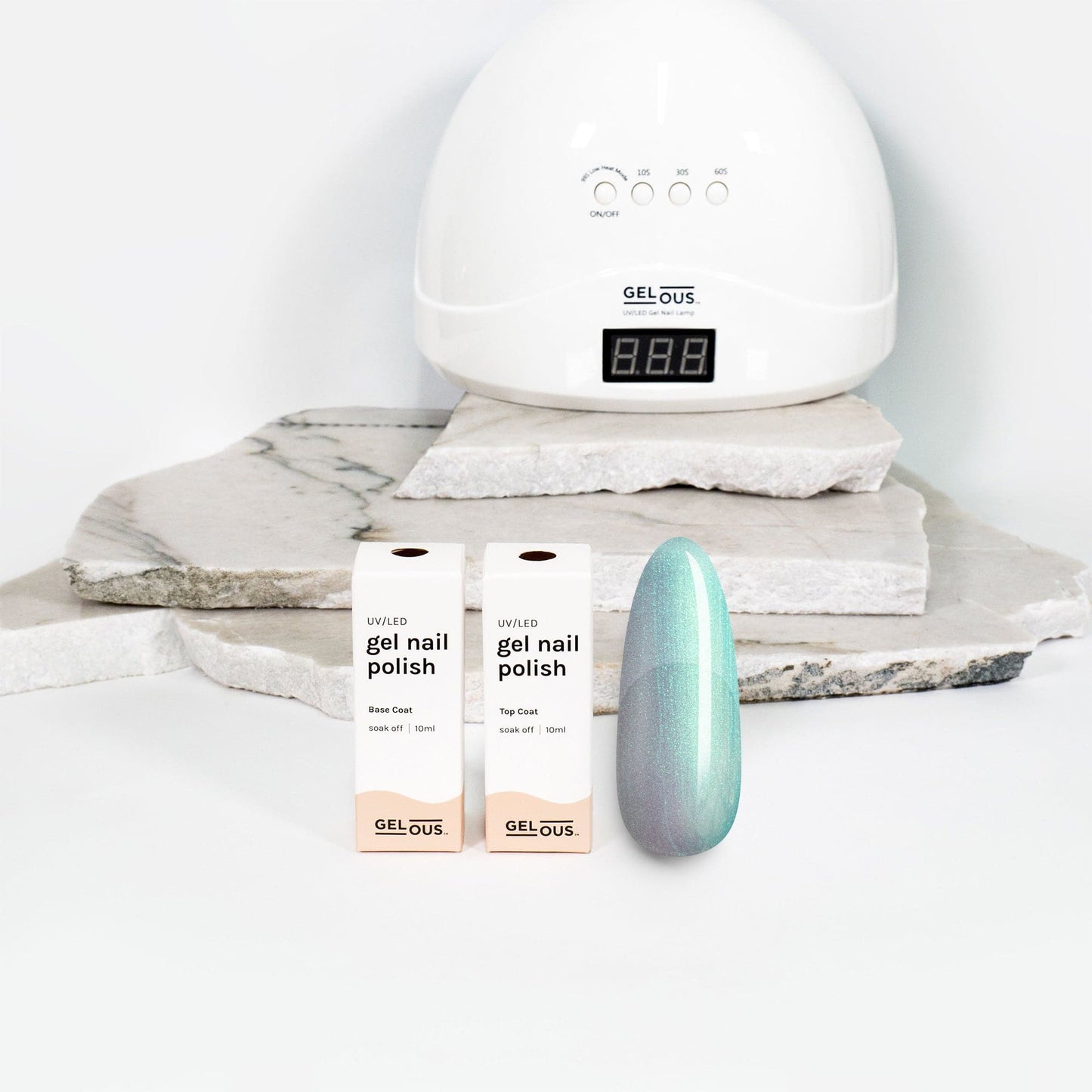 Gelous gel nail polish Pearlescent Splash Basic Pack - photographed in New Zealand