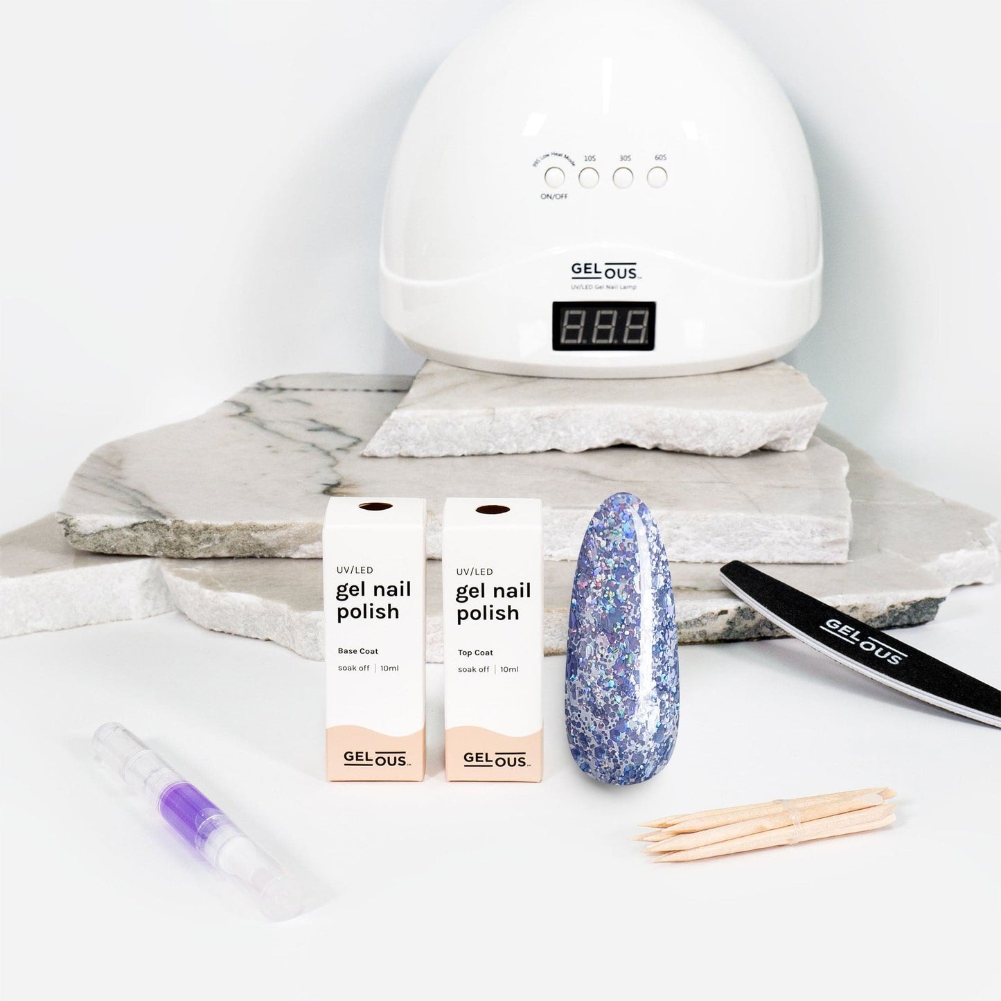 Gelous gel nail polish Stardust Essentials Pack - photographed in New Zealand