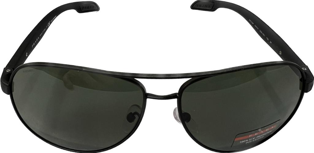 Prada PS53PS DG05X1 Black/Gray-Green Polarized