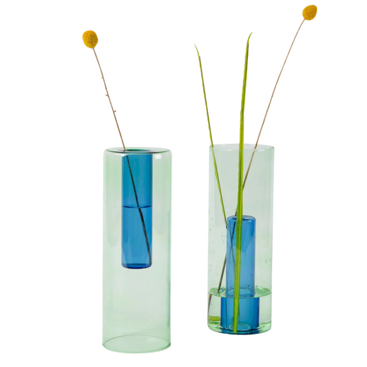 Reversible Glass Vase