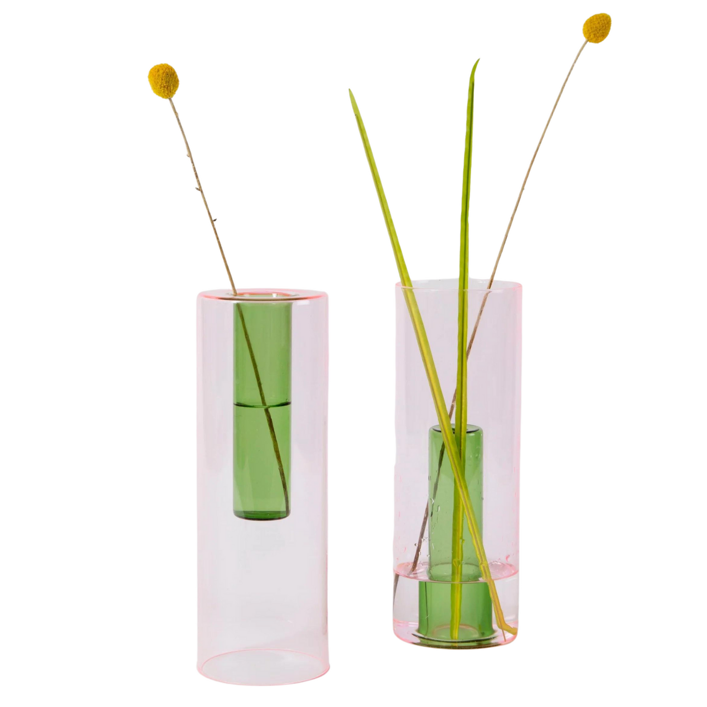 Reversible Glass Vase