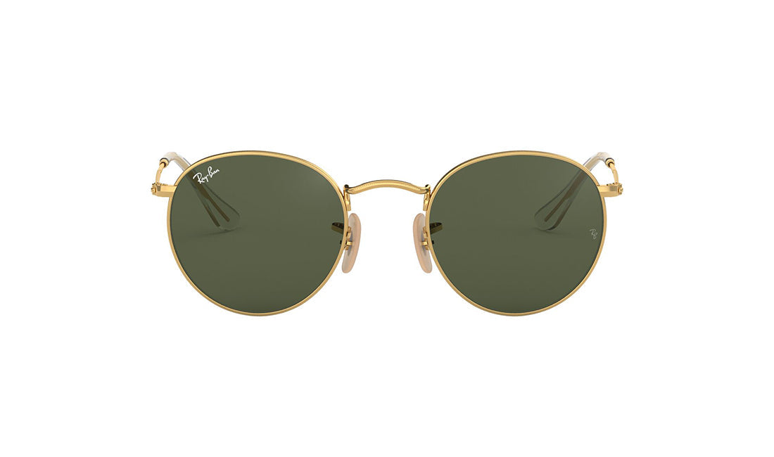 Sunglasses Rayban 3447N Black, Gold, Grey, Medium, Mens, Metal, Non-Polarized, Prescription, Rayban, Round, Small, Sunglasses