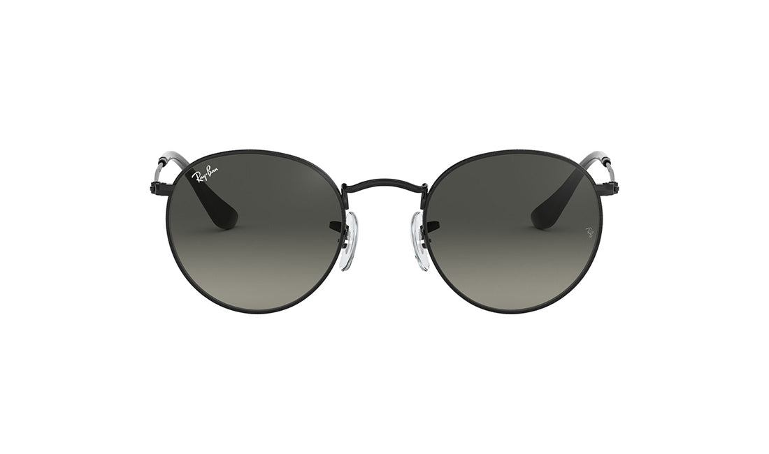Sunglasses Rayban 3447N Black, Gold, Grey, Medium, Mens, Metal, Non-Polarized, Prescription, Rayban, Round, Small, Sunglasses