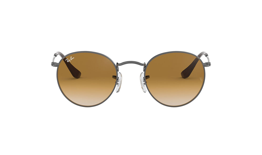 Sunglasses Rayban 3447N Black, Gold, Grey, Medium, Mens, Metal, Non-Polarized, Prescription, Rayban, Round, Small, Sunglasses