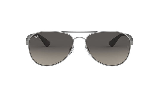 Sunglasses Rayban 3549 Aviator, Grey, Large, Mens, Metal, Non-Polarized, Prescription, Rayban, Sunglasses