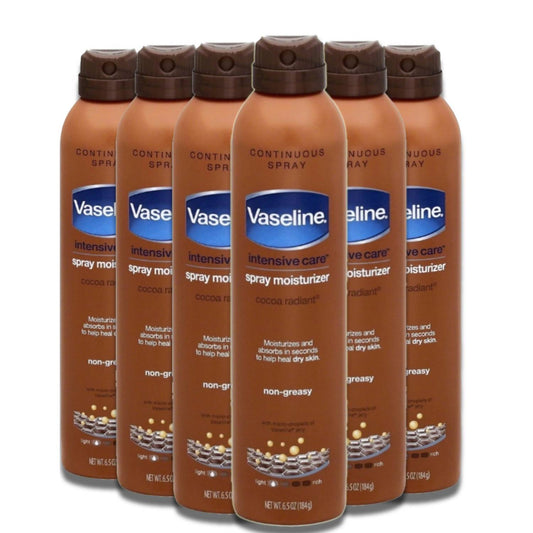 Vaseline Intensive Care Continuous Spray Moisturizer 6.5 oz - 6 Pack