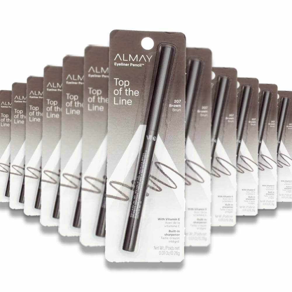 Almay - Eyeliner Pencil, Brown [207] - 0.01 Oz - 36 Pack