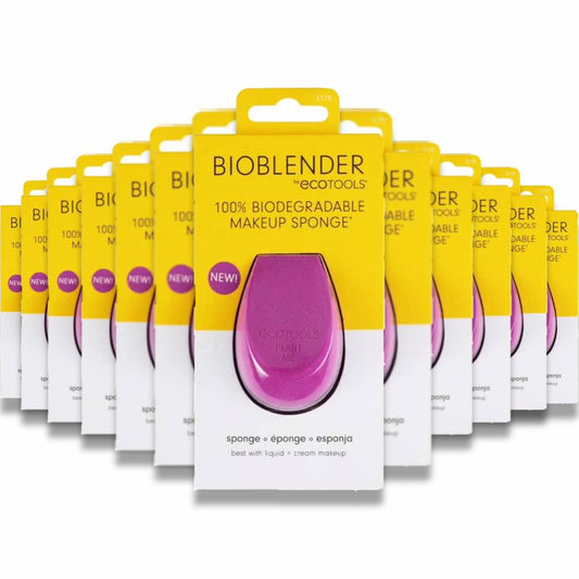 Ecotools - Bioblender Makeup Sponge, Eco-Friendly, Purple - 1 Ct Each - 16 Pack