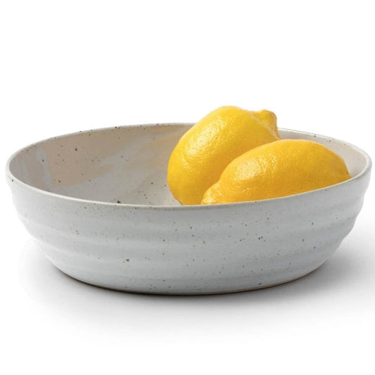 Blue Pheasant Hayes Serving Bowls - White Salt Glaze