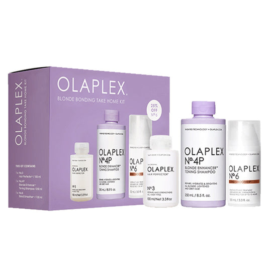 Olaplex No.4P Blonde Enhancer Toning Shampoo Trio Pack