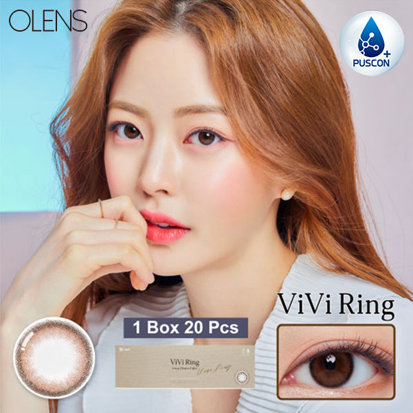 OLENS Vivi Ring One Day Choco Contact Lenses 20 Pack