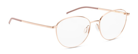 orgreen eastern eyeglasses eyewear glasses eastern titanium handmade in japan danish design scandinavian round female women metal classic lightweight thin strong durable 1114 shiny rose gold