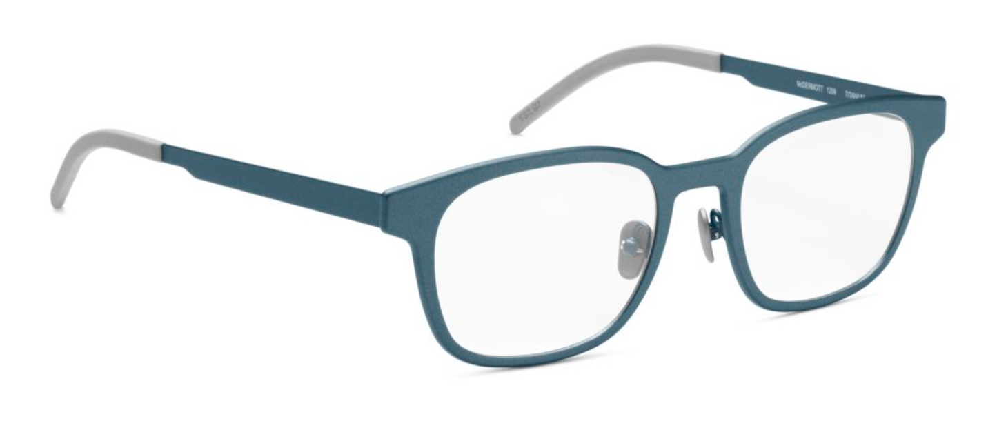 orgreen mcdermott glasses eyewear eyeglasses handmade japan danish design male men square titanium lightweight comfortable strong 1209 matte green