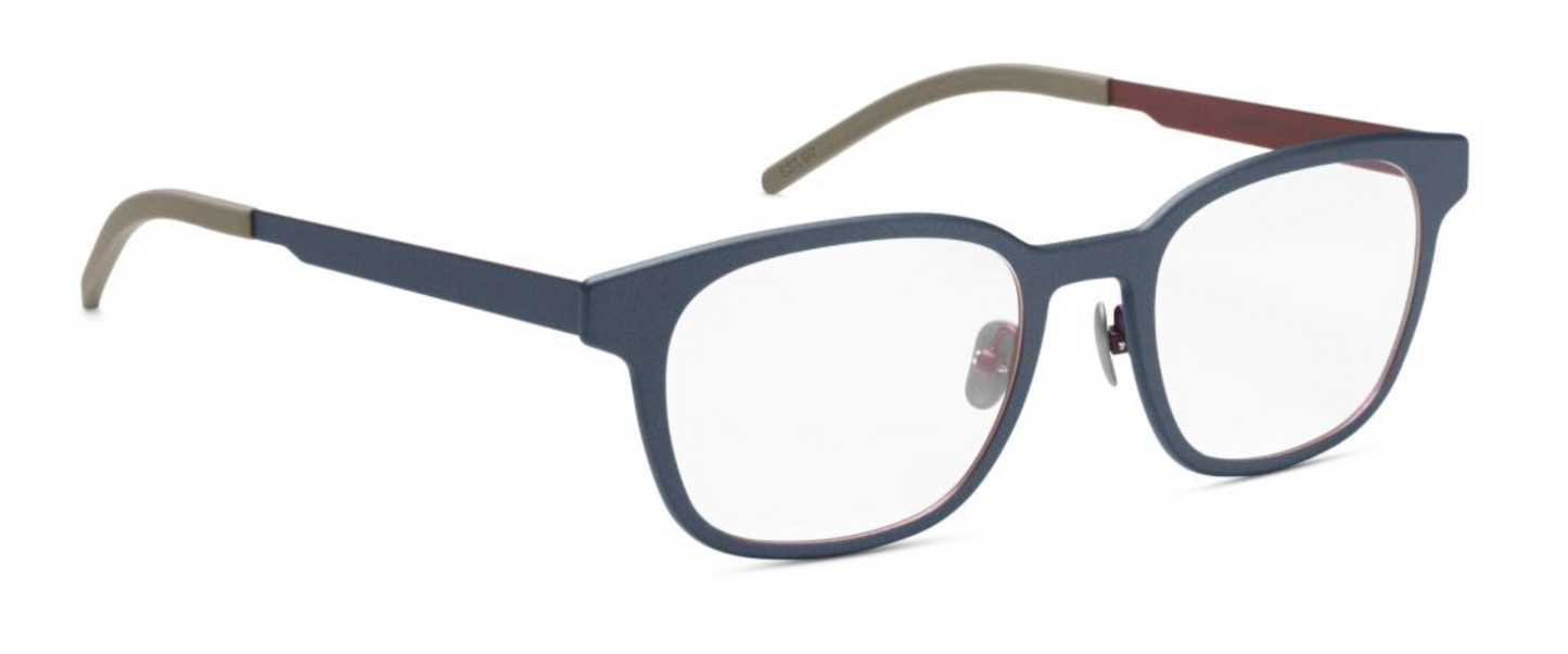 orgreen mcdermott glasses eyewear eyeglasses handmade japan danish design male men square titanium lightweight comfortable strong 1213 matte red blue