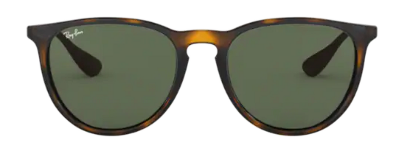 ray ban 4171 optical prescription eyewear sunglasses erika girls lagies female classic funky trendy special cool hipster youthful navy brown havana tortoise g15 green lens uv400 protection eye